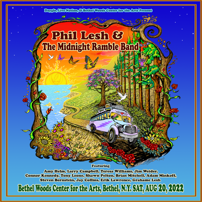 Phil Lesh & The Midnight Ramble Band Announce Performance at Bethel Woods