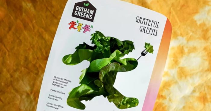 Gotham Greens Announce Grateful Dead Salad, Grateful Greens