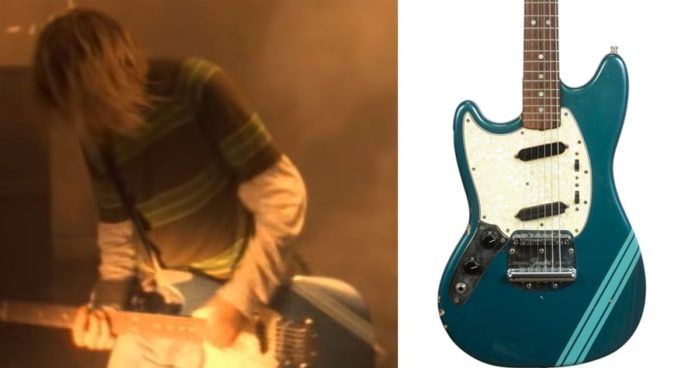 Kurt Cobain’s “Smells Like Teen Spirit” Fender Mustang Guitar Sells for $4.5 Million at Auction
