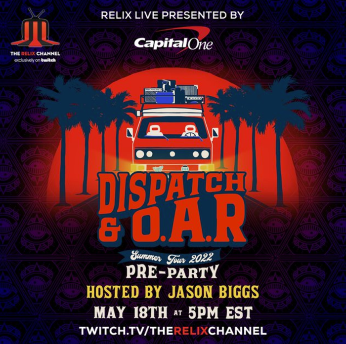 Dispatch and O.A.R. Announce Summer Tour 2022 Pre-Party Livestream at The Relix Studio