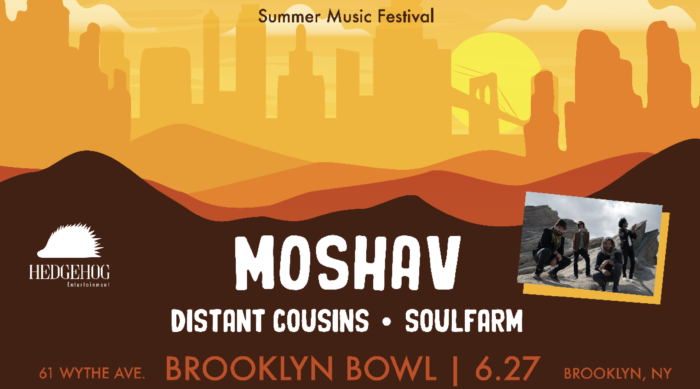 Moshav Announce Brooklyn Bowl Gig with Distant Cousins and Soulfarm