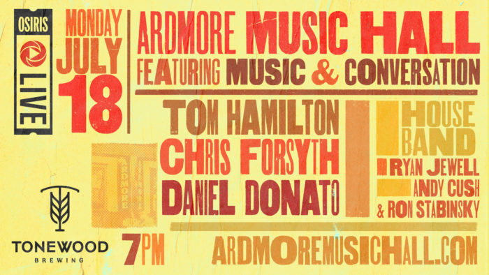 Tom Hamilton, Chris Forsyth and Daniel Donato to Headline Osiris Live Event at Ardmore Music Hall