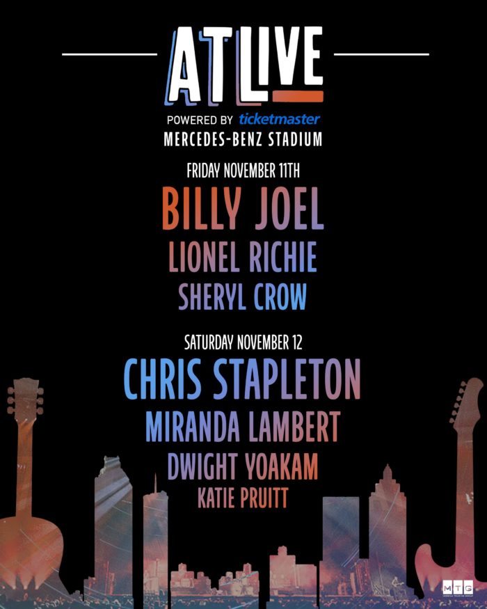 ATLive to Billy Joel, Chris Stapleton, Sheryl Crow and More to