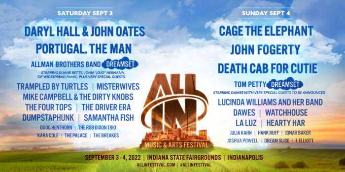 All IN Music and Arts Festival Announces 2022 Artist Lineup, Details All-Star Cast of Performers for The Allman Brothers Band Dreamset