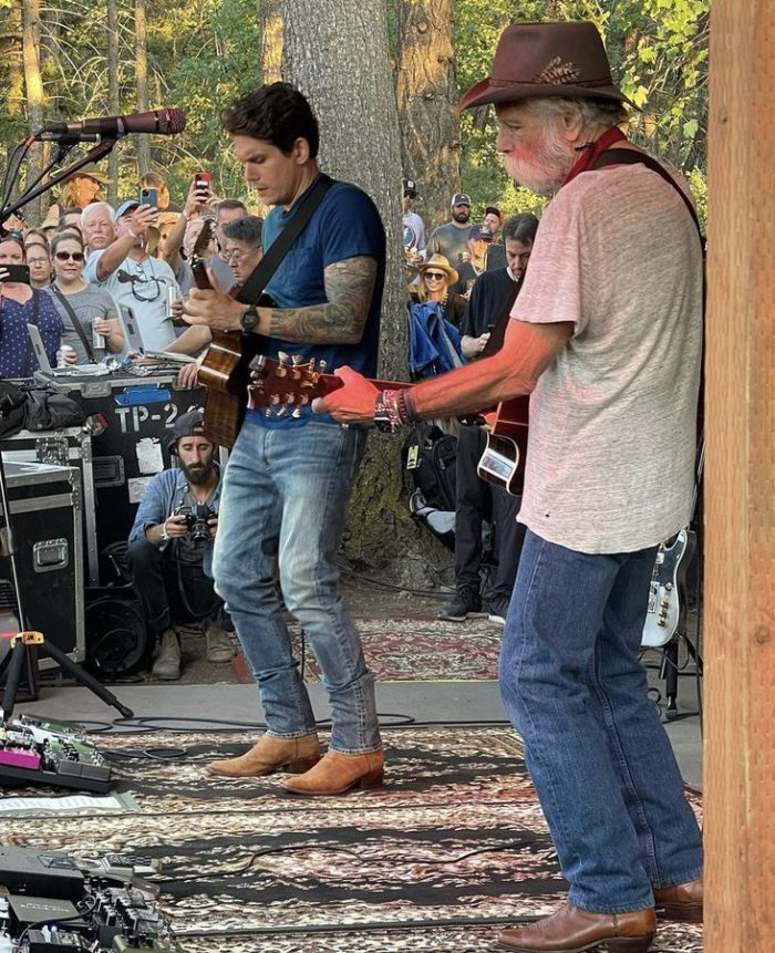 Bobby Weir and John Mayer Perform at Rise For The River Benefit Concert in Montana