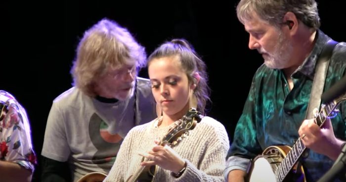 Watch: Béla Fleck’s My Bluegrass Heart Perform “Whitewater” with Sam Bush, Sierra Hull, and Jerry Douglas 