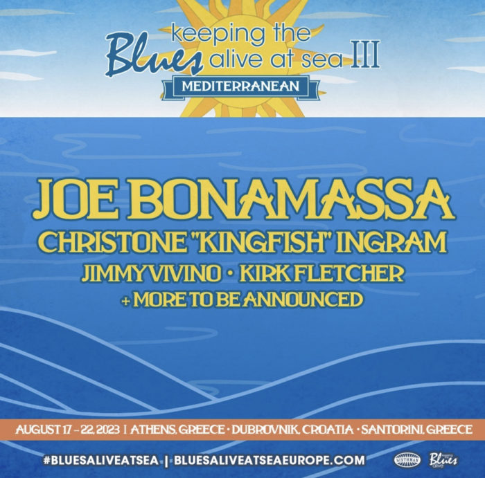 Joe Bonamassa and Sixthman Announce Keeping The Blues Alive at Sea Mediterranean III