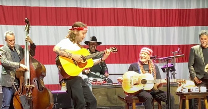 Billy Strings and Bandmates Join Willie Nelson in Bridgeport