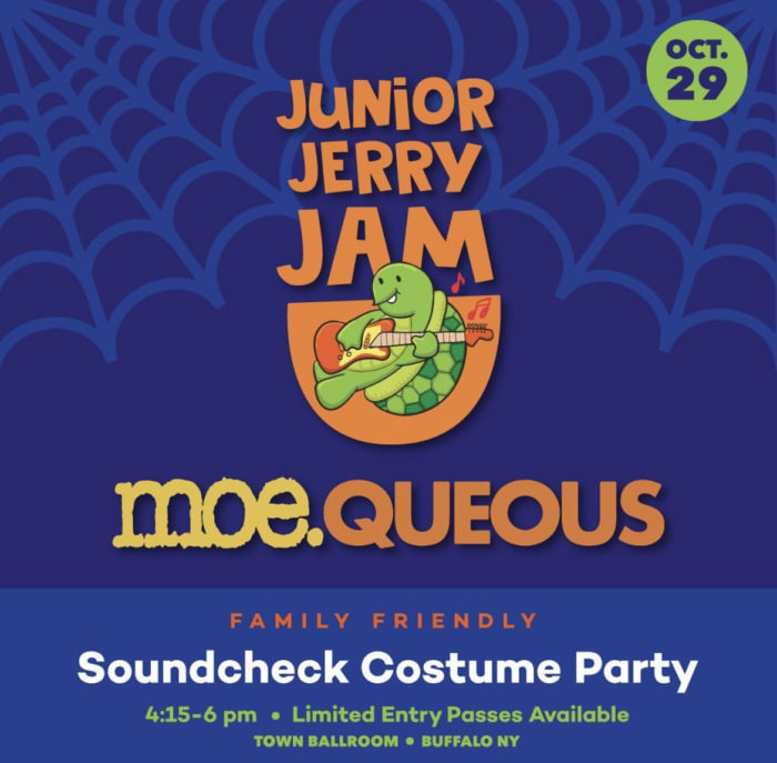 moe.queous Partner with Junior Jerry Jam, Announce Family-Friendly Soundcheck Costume Party