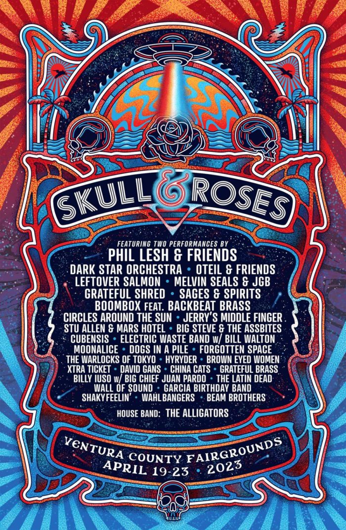 Phil Lesh & Friends, Dark Star Orchestra, Oteil & Friends, Leftover Salmon, Melvin Seals & JGB and More Confirmed for Skull & Roses