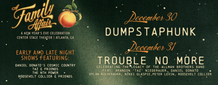 Dumpstaphunk, Trouble No More, The Nth Power and More to Honor The Allman Brother Band Legacy During New Year’s Eve Stand