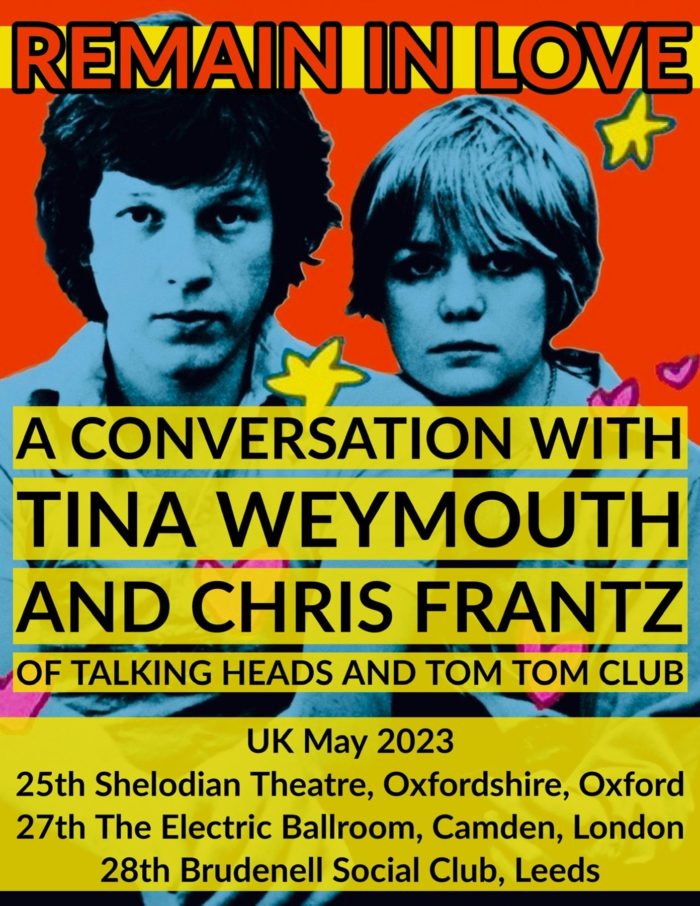 Talking Heads’ Chris Frantz and Tina Weymouth Will Bring ‘Remain In Love’ Across the Pond in 2023