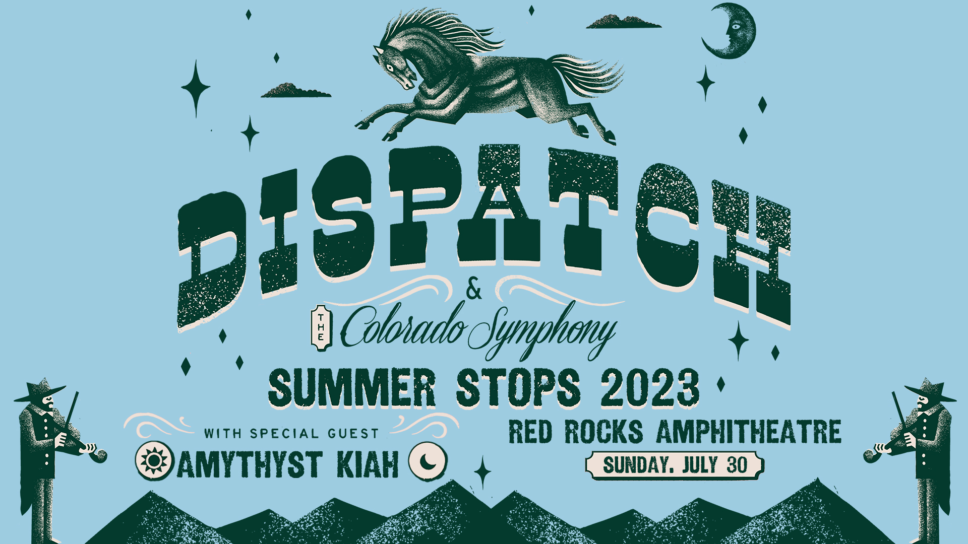 Dispatch to Perform with The Colorado Symphony at Red Rocks Amphitheatre