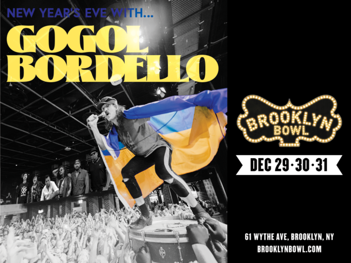 Gogol Bordello Commence Brooklyn Bowl New York New Year’s Eve Run