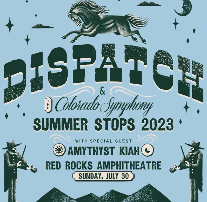 Dispatch to Perform with The Colorado Symphony at Red Rocks Amphitheatre