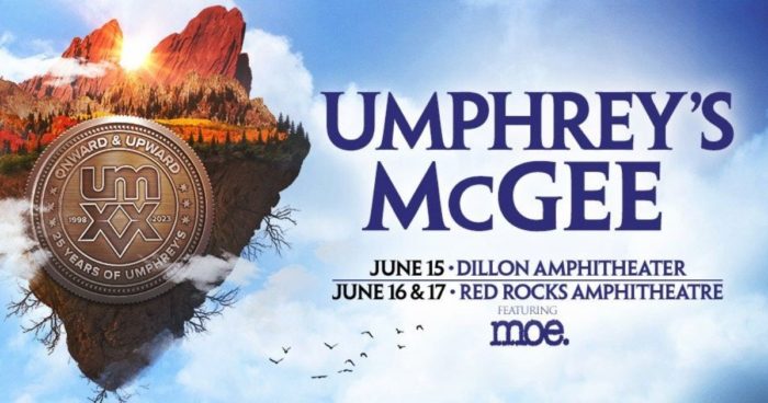 Umphrey’s McGee Plot 2023 Colorado Run, Red Rocks Amphitheatre Dates with moe.