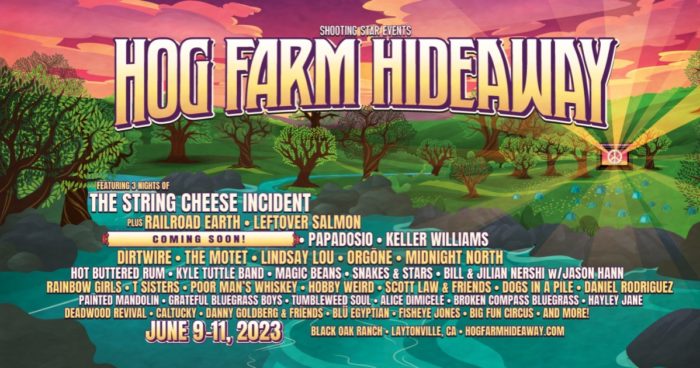 Hog Farm Hideaway Delivers 2023 Lineup: The String Cheese Incident, Railroad Earth, Leftover Salmon and More
