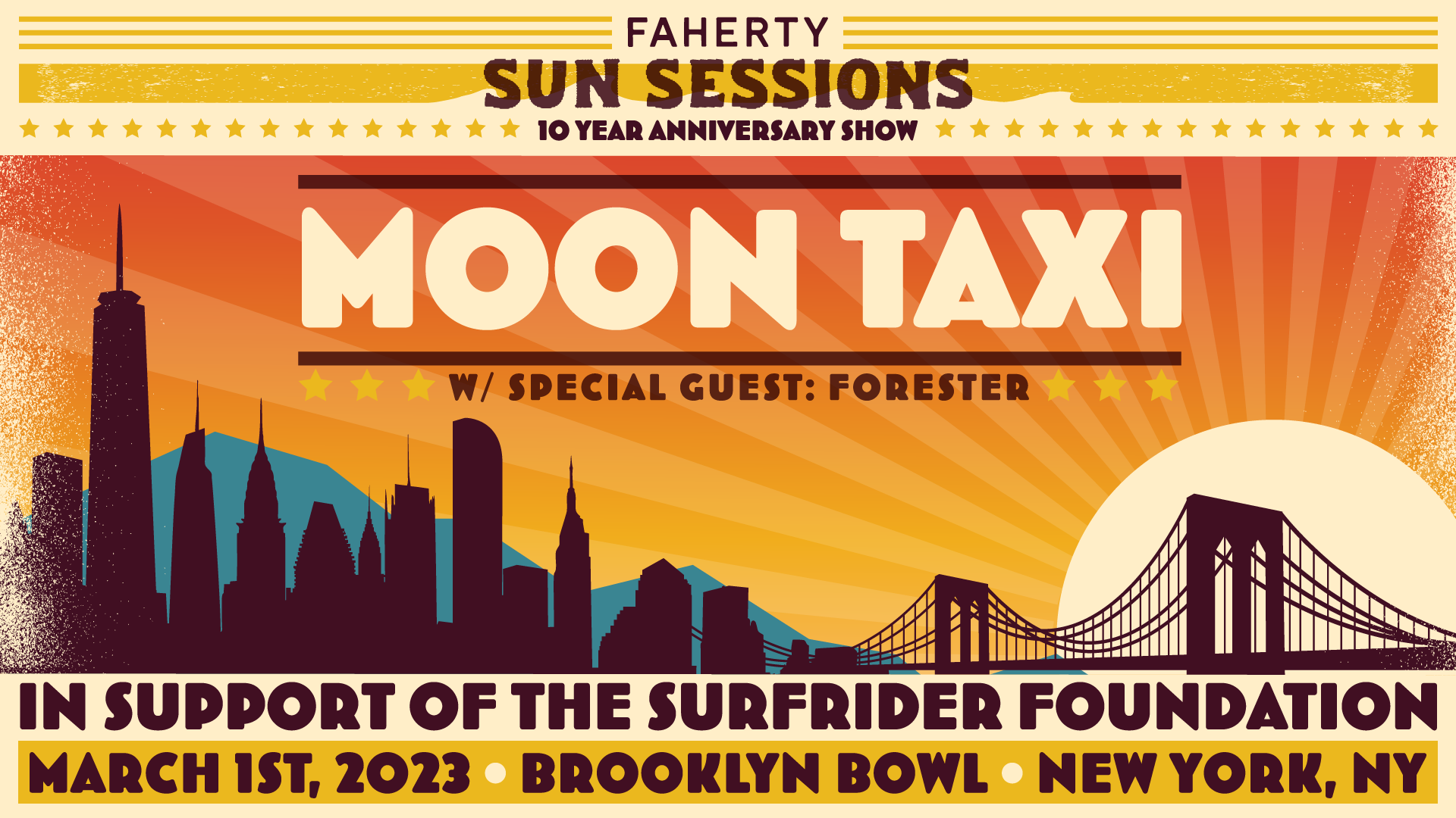 Faherty to Celebrate 10thAnniversary with Sun Session at Brooklyn Bowl