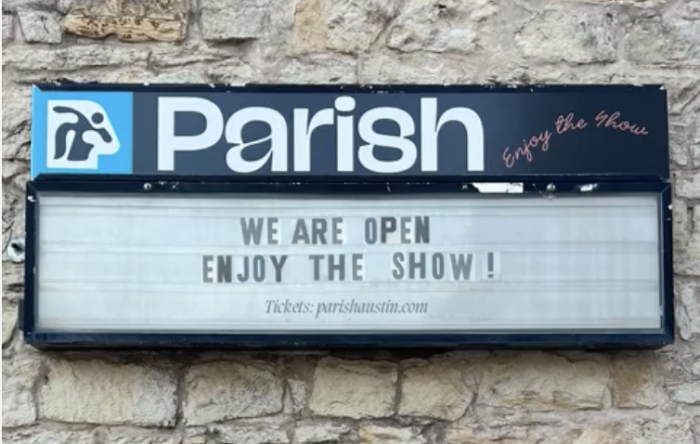 Austin, Texas’ Parish & My Oh My Bar to Re-Open on Valentine’s Day