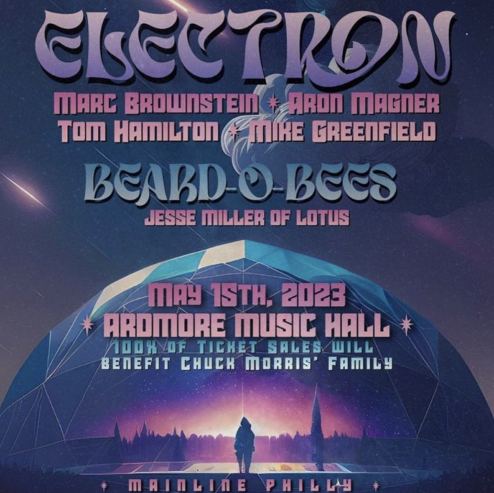 Electron Announce Benefit Concert to Assist Family of Lotus Percussionist Chuck Morris