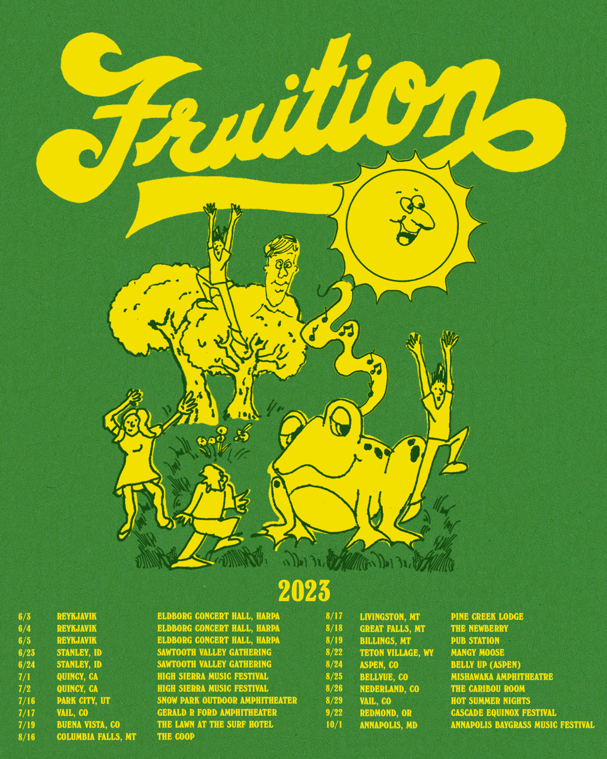 Fruition Announce Summer 2023 Tour Dates