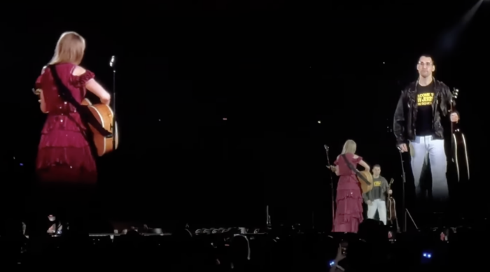 Watch: Taylor Swift Welcomes Guests During New Jersey Stand, Debuts “Getaway Car” with Jack Antonoff