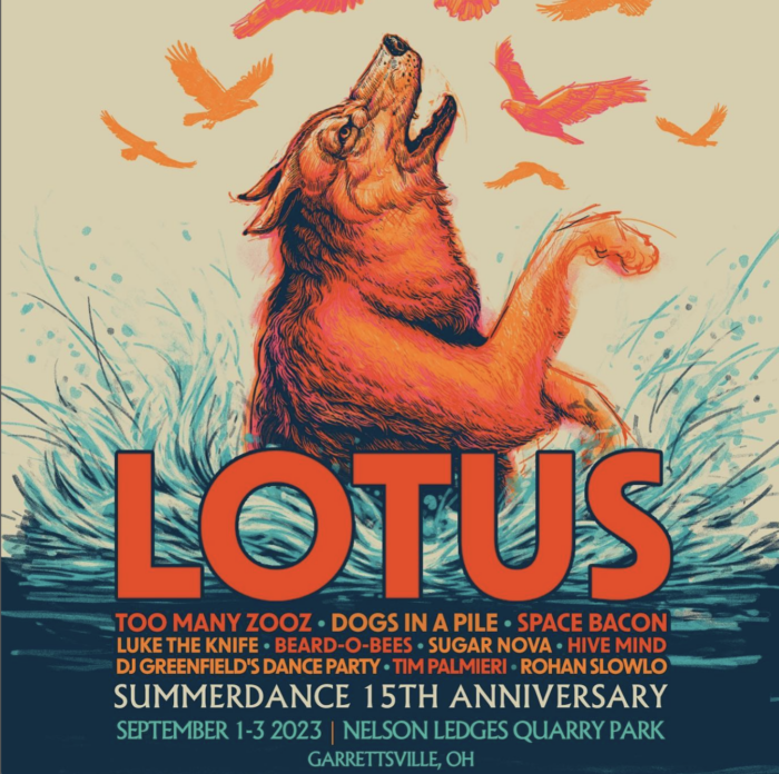 Lotus Outline 15th Annual Summerdance Lineup: Too Many Zooz, Dogs in a Pile, Space Bacon and More