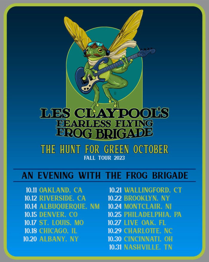 Les Claypool’s Fearless Flying Frog Brigade Add Five East Coast Dates