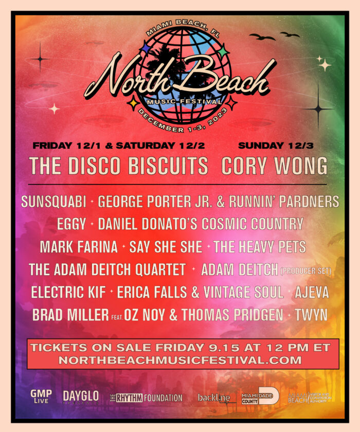 North Beach Music Festival Details 2023 Gathering, Featuring The Disco Biscuits, Cory Wong and More
