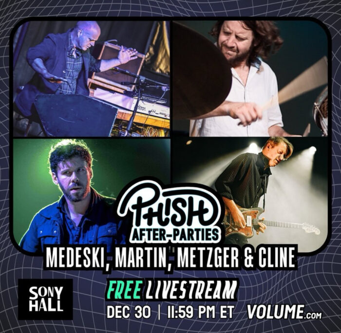 Medeski, Martin, Metzger & Cline Offer Free Phish After-Party Livestream via Volume.com