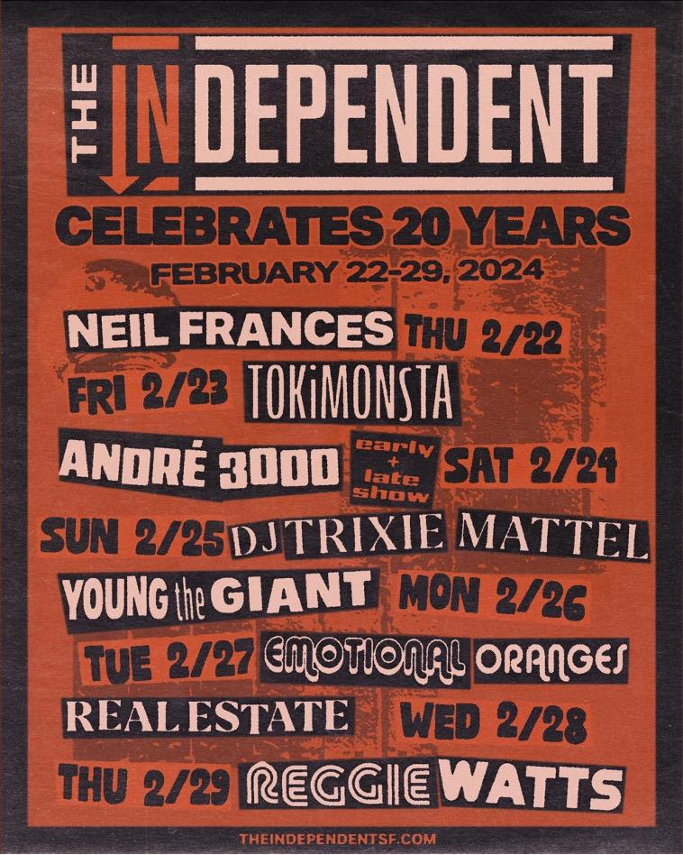San Francisco's The Independent Plots 20th Anniversary Celebration