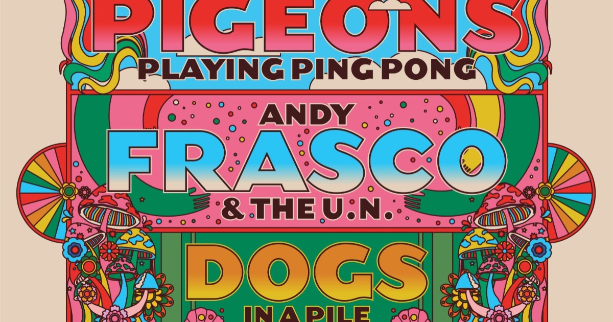 Pigeons Playing Ping Pong, Andy Frasco & the U.N. and Dogs in a Pile Unite for Pigeons Frasco Dogs Tour - Vimarsana News