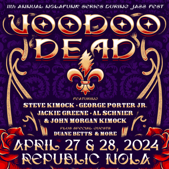 Nolafunk Series During Jazz Fest Adds Voodoo Dead to 2024 Presentation, featuring Al Schnier, George Porter Jr. and More