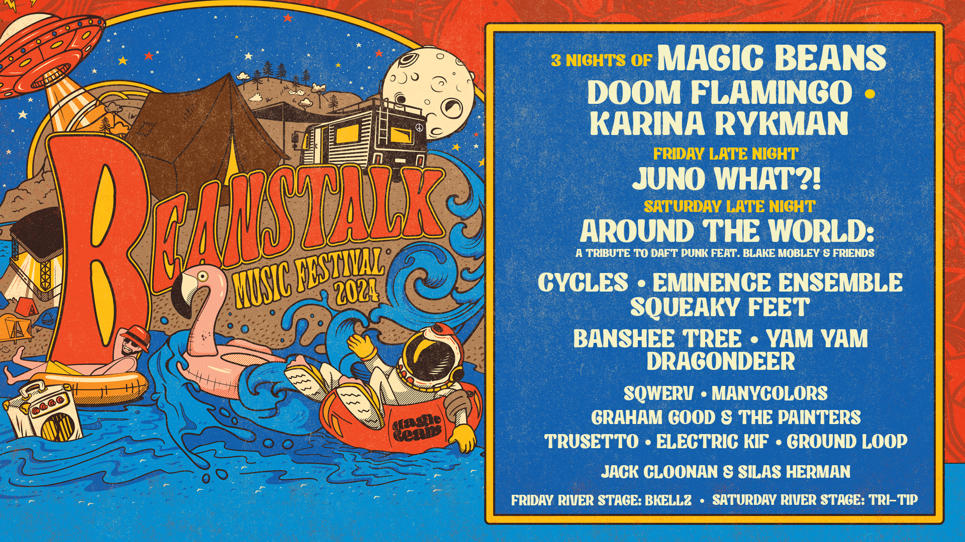Beanstalk Music Festival Releases 2024 Lineup: Magic Beans, Doom Flamingo, Karina Rykman and More - Vimarsana News
