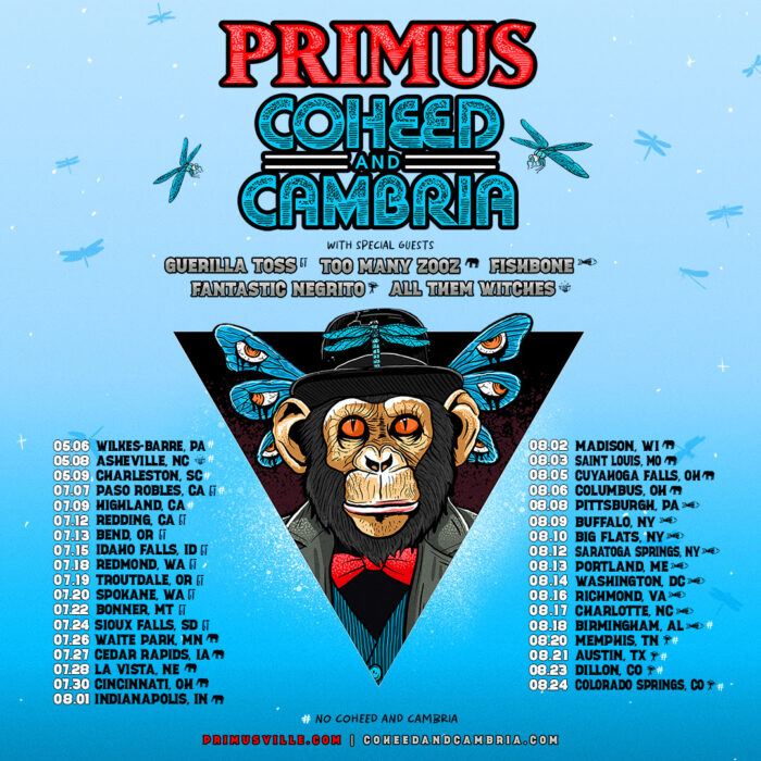 Primus and Coheed and Cambria Unite for Summer Co-Headline Tour