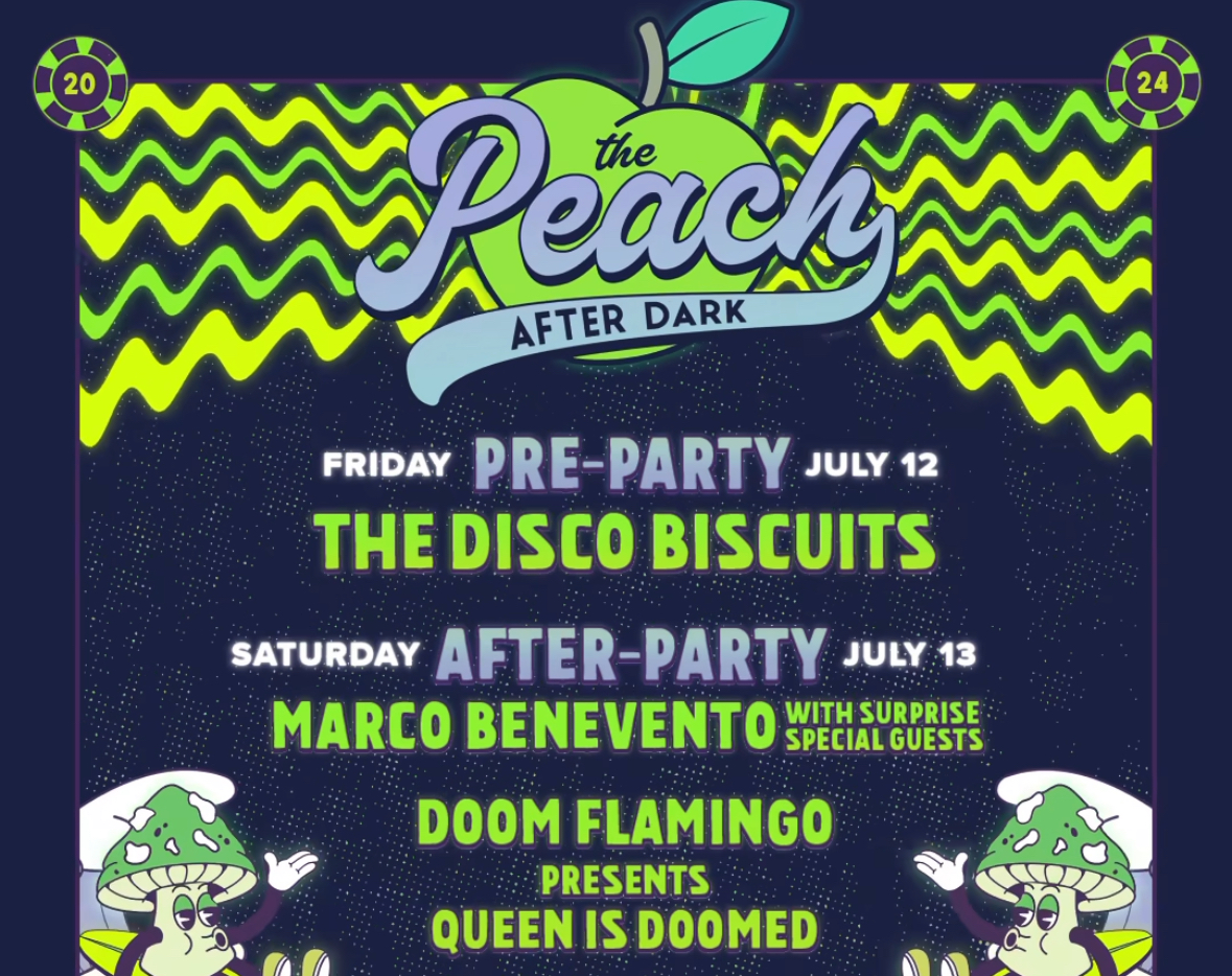 FirstEver Peach at The Beach Drops Pre and After Party Lineups The