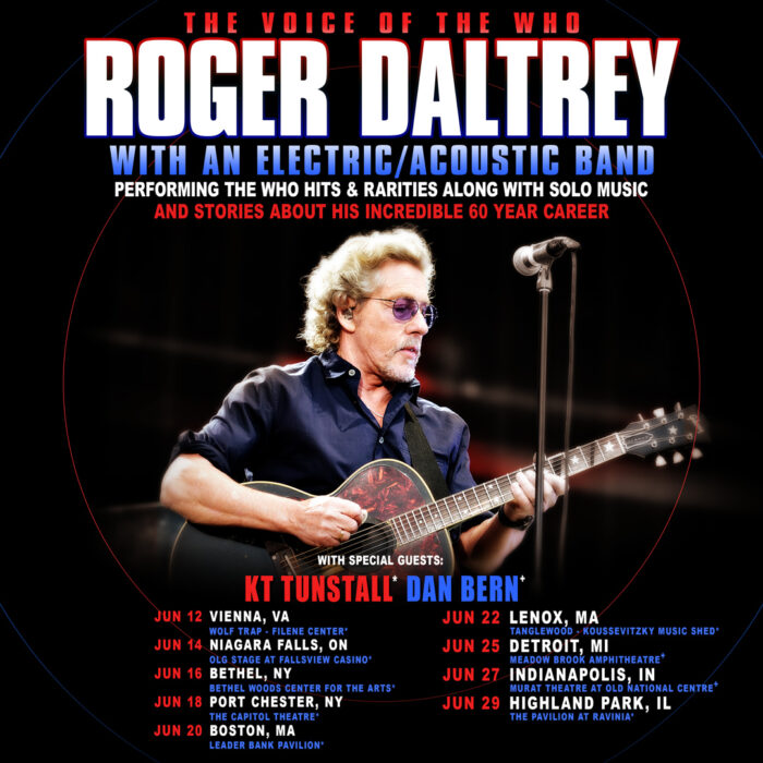 Roger Daltrey Announces 2024 North American Solo Tour