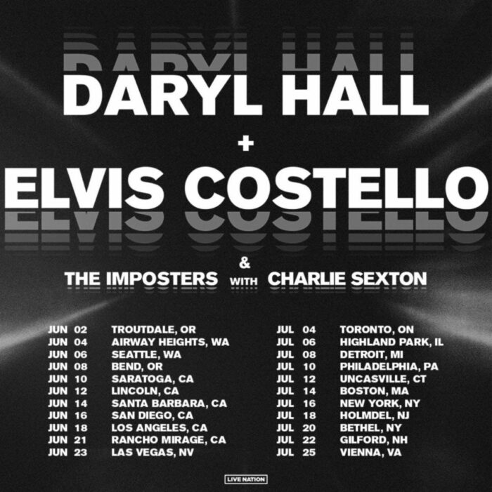 Daryl Hall and Elvis Costello & The Imposters Unite for Co-Headlining Summer Tour