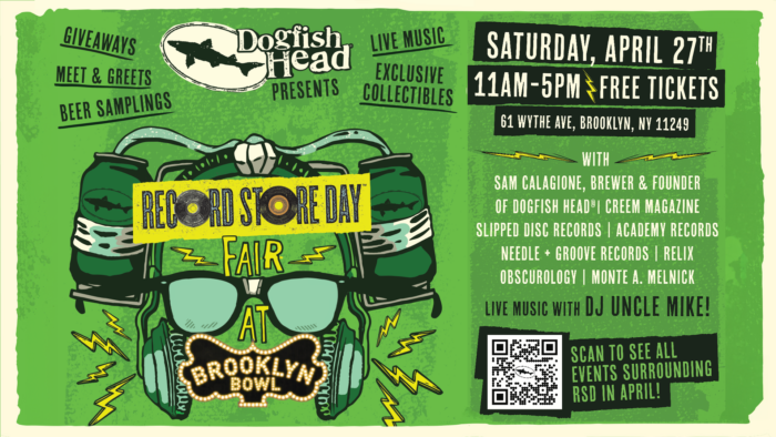 Dogfish Head Brewery Details Record Fair at New York’s Brooklyn Bowl