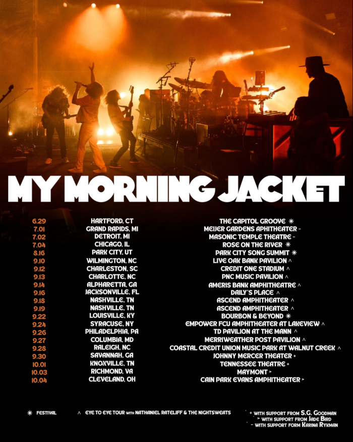 My Morning Jacket Announce Fall Headline Dates, Following Co-Headline Tour with Nathaniel Rateliff & The Night Sweats