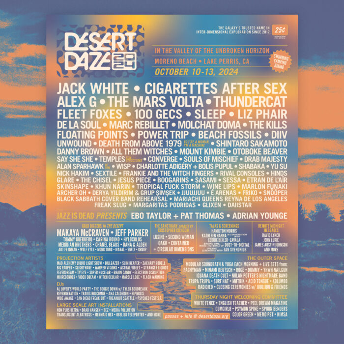 Jack White, The Mars Volta and More to Participate in 2024 Desert Daze Return