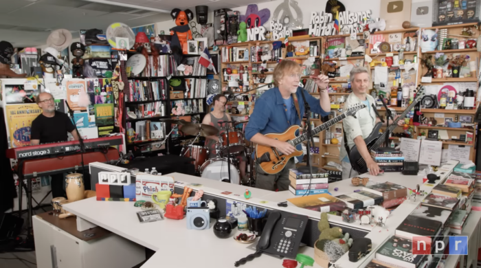 Watch: Phish Make NPR ‘Tiny Desk’ Debut with Tiny Trampolines