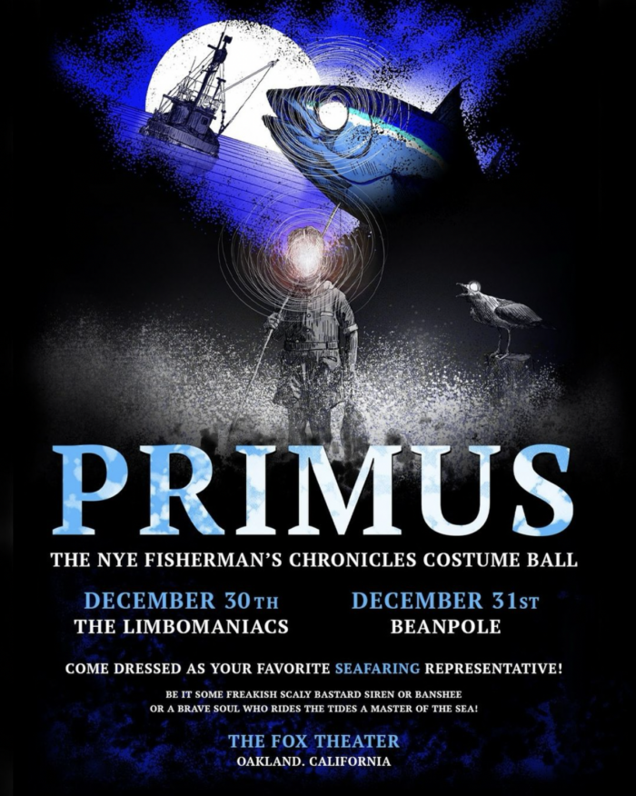 Primus Plot NYE Fisherman’s Chronicles Costume Ball in Oakland