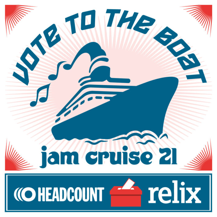 Jam Cruise Partners with HeadCount and Relix to Announce Return of Vote to the Boat