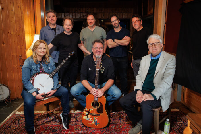 Listen: Banjoists Alison Brown and Steve Martin Recruit Vince Gill for “Wall Guitar (Since You Said Goodbye)”
