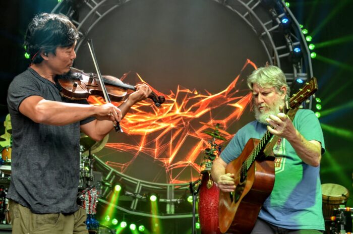 String Cheese Incident Tap Jennifer Hartswick, Natalie Cressman and Daniel Donato During Destination Mexico Festival