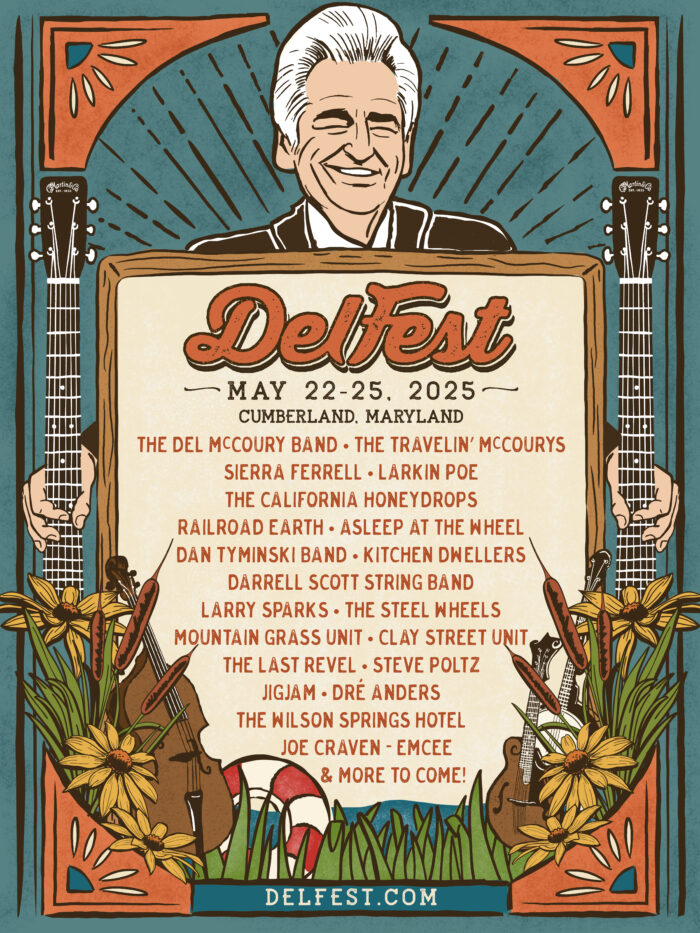 DelFest Unveils Initial 2025 Artist Lineup: Del McCoury Band, Sierra Ferrell, Railroad Earth, Larkin Poe, The California Honeydrops and More