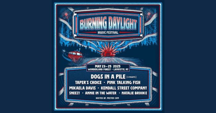 Dogs in a Pile Announce Inaugural Burning Daylight Music Festival Featuring Taper’s Choice, Mikaela Davis, Pink Talking Fish and More