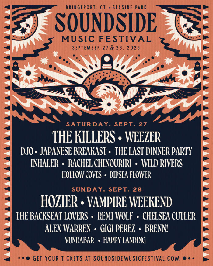Soundside Music Festival Shares 2025 Artist Lineup: Vampire Weekend, The Killers, Weezer, Hozier and More