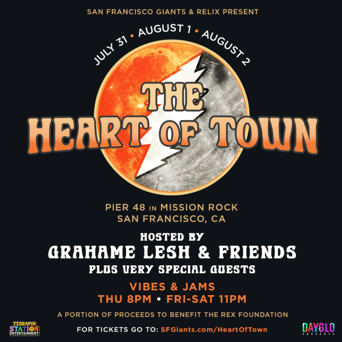 Grahame Lesh & Friends to Host The Heart of Town, A Three-Night Concert Series Celebrating the Grateful Dead at Pier 48